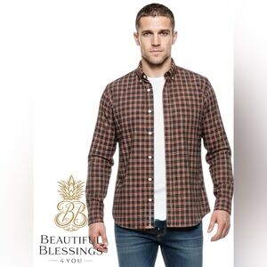 Men's Checkered 3XL BIG Collar Shirt - Ralph Lauren